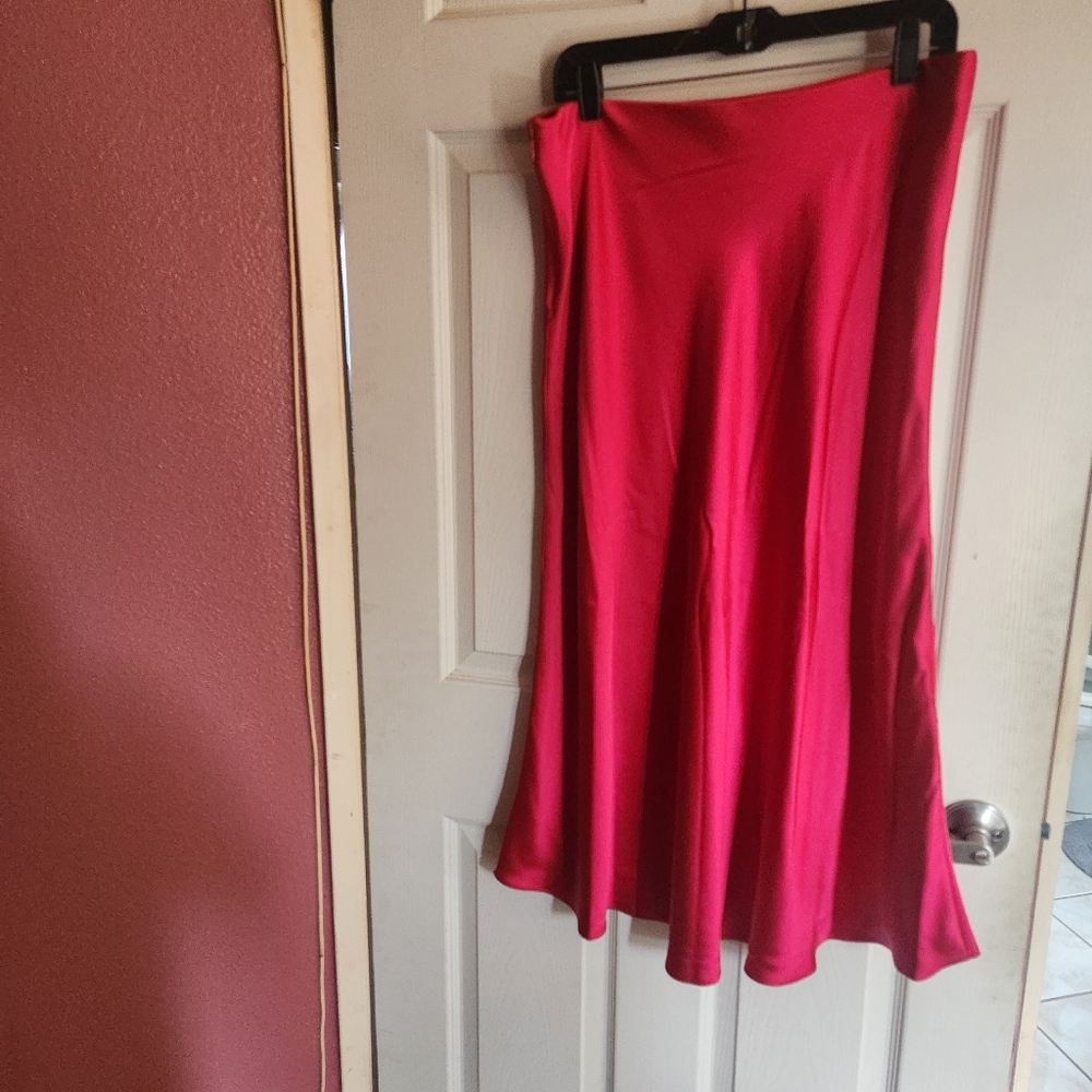 NWT Slip Midi Skirt